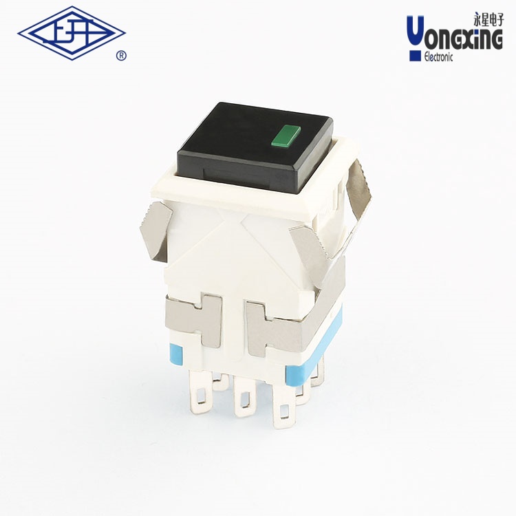 KD2點(diǎn)發(fā)光雙極12V按鈕開關(guān)