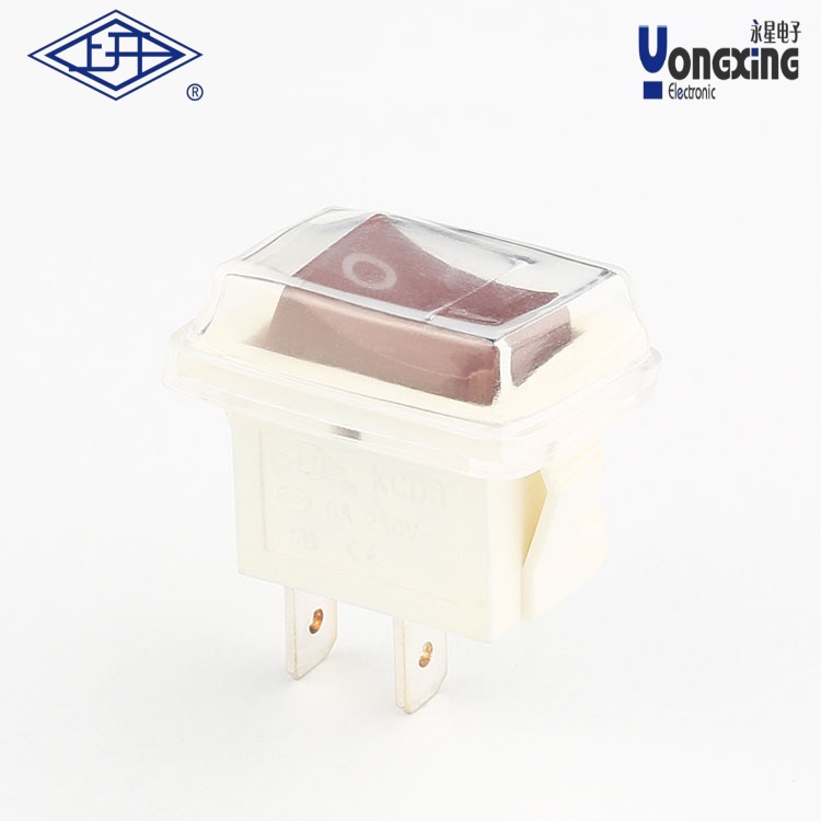 KCD3兩個腳帶蓋船型開關(guān)