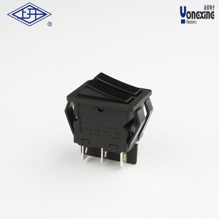 KCD6全黑不印字船型開關(guān)