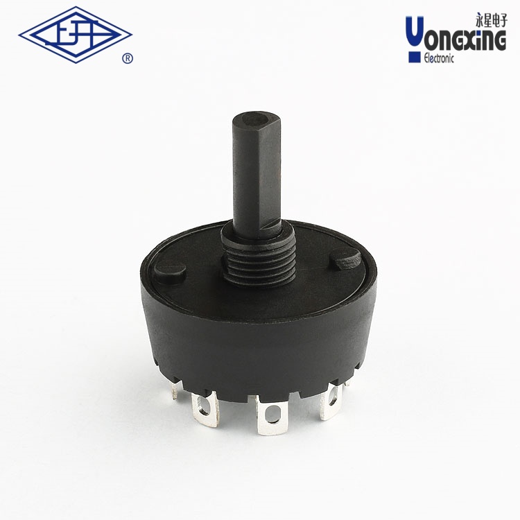 RS1單極8腳旋鈕開(kāi)關(guān)