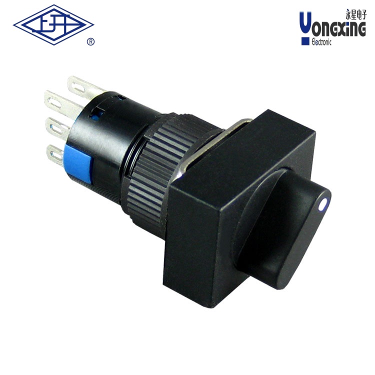 AX16雙極長(zhǎng)方形旋鈕開(kāi)關(guān)