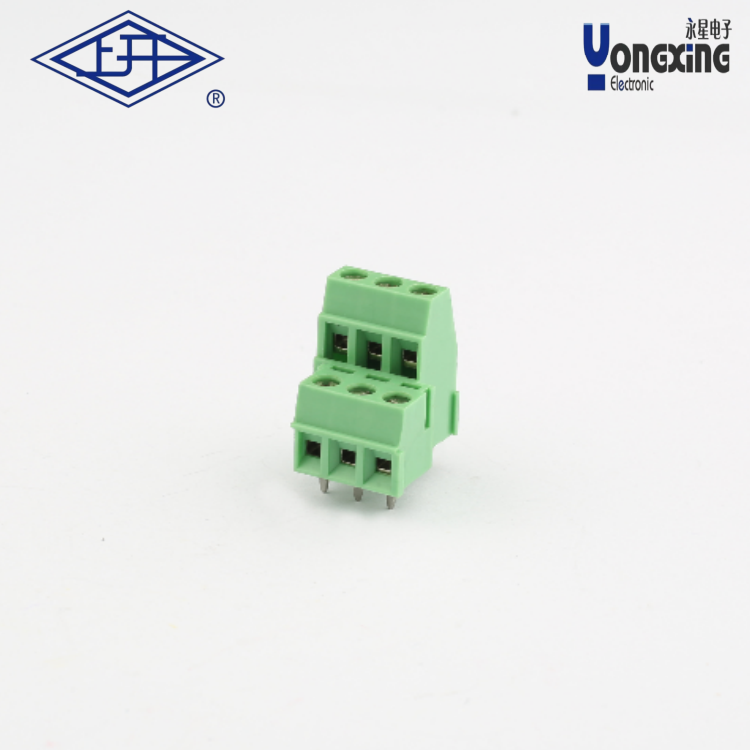    YB螺釘式PCB兩層三針接線端子
