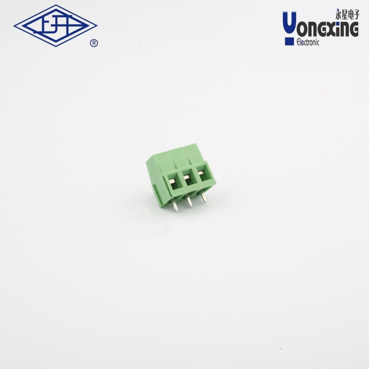 YB螺釘式PCB三針接線端子