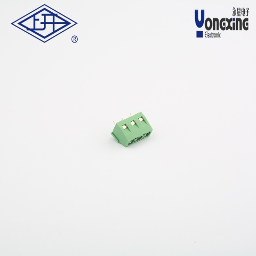 YB螺釘式PCB三針接線端子