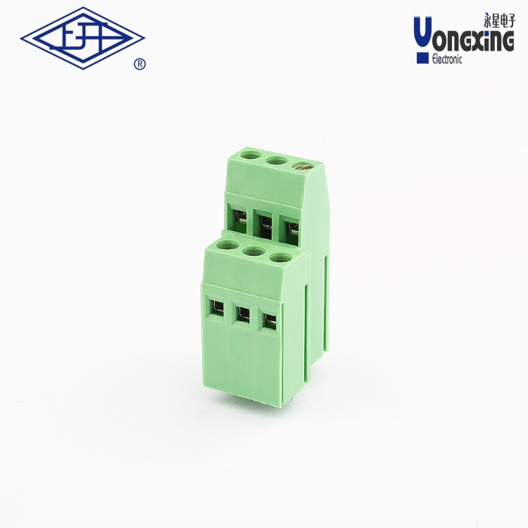 YB螺釘式PCB兩層三針接線端子