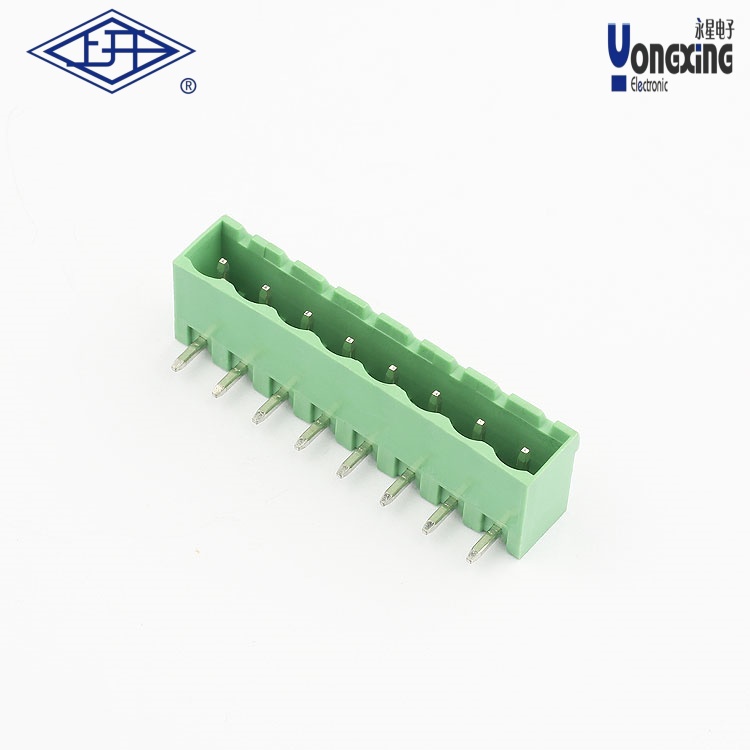 YE插拔式接線端子間距5.08MM 