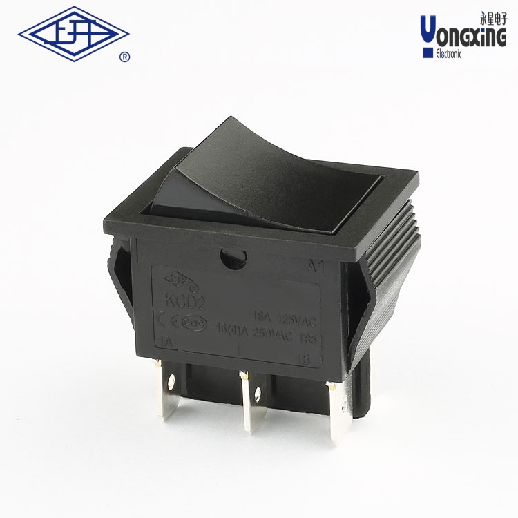 KCD2全黑CQC外殼船型開關(guān)