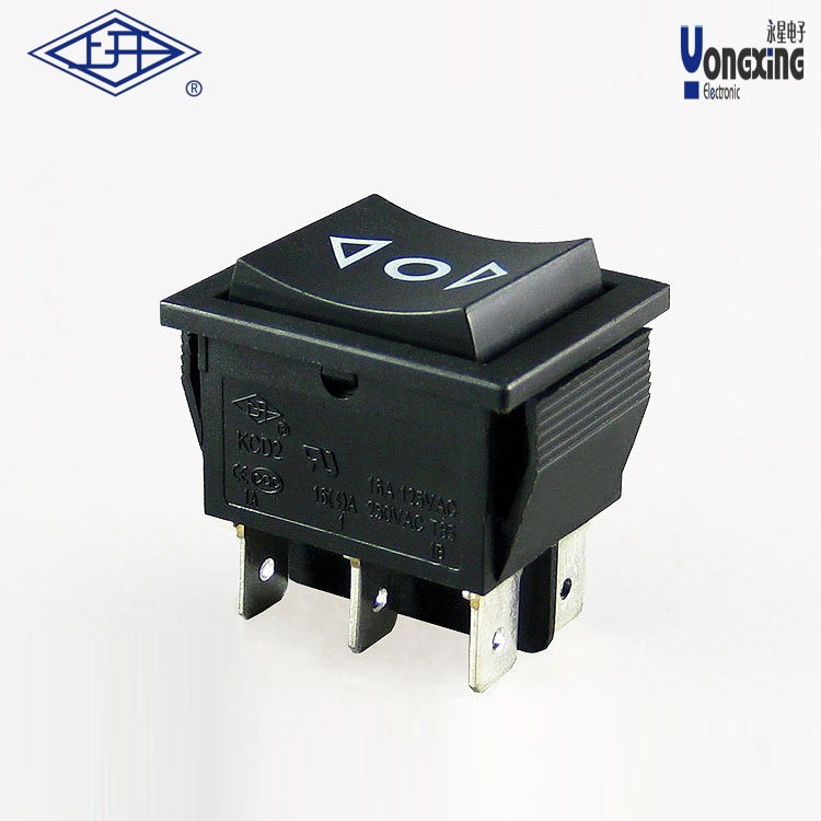 KCD2三檔全黑船型開關(guān)